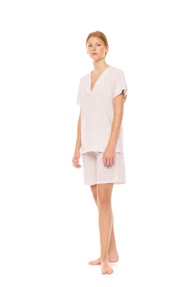 S1526 - Type - PYJAMA SHORTS SUNSET GEO 2