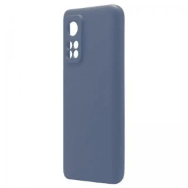 Θήκη Liquid Silicon inos Xiaomi Mi 10T 5G/ Mi 10T Pro 5G L-Cover Μπλε Ραφ N53985 2