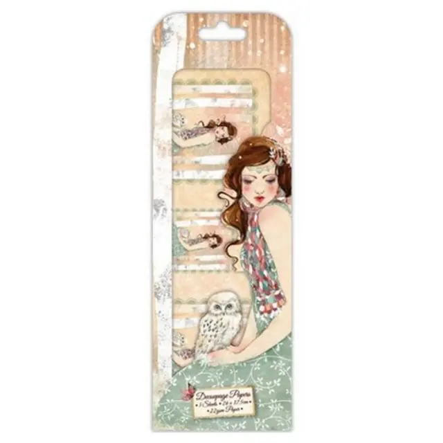 Χαρτιά Decoupage Santoro Willow- σετ 3τεμ