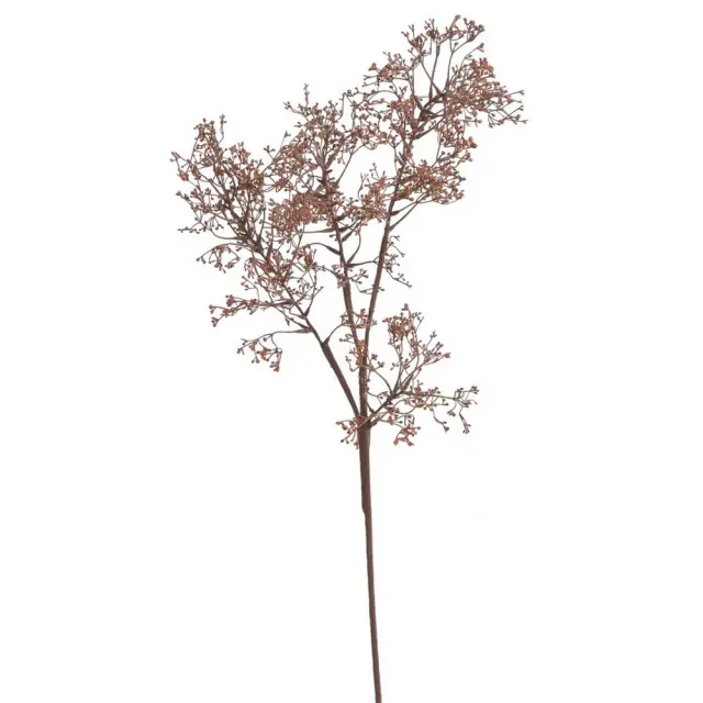 Κλαδί τεχνητό με μπουμπούκια καφέ, 110cm