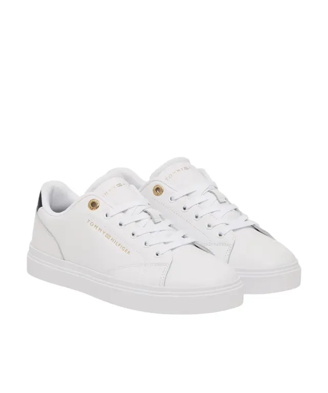 Tommy Hilfiger - Γυναικεία Sneakers Th Feminine Cupsole Leather FW0FW09105-0K6 Λευκό 2