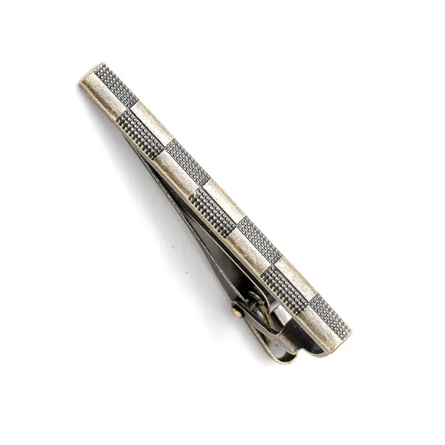 Ασημί Κλιπ Γραβάτας 5 cm – LGD-TC/ANTIQUE/37 2