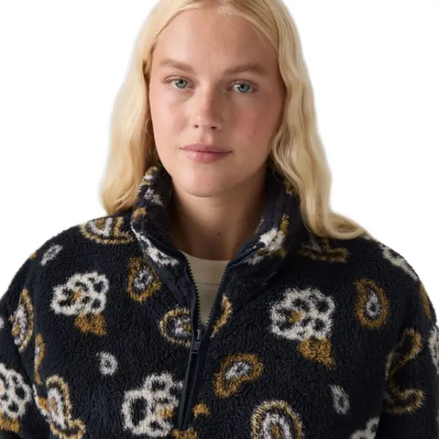 Levi's Atwood Sherpa Quarter-Zip Pullover γυναικείο πουλόβερ 0082N0009-1 2