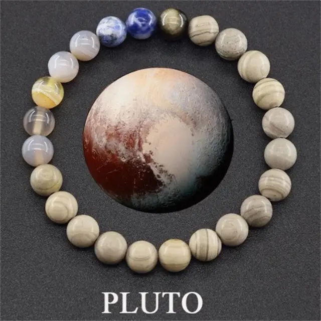 Silver Pluto Ελαστικό Βραχιόλι με Χάντρες 3