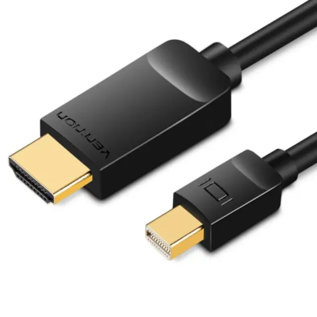 VENTION Mini DisplayPort to HDMI Cable 3M Black (HABBI) (VENHABBI)