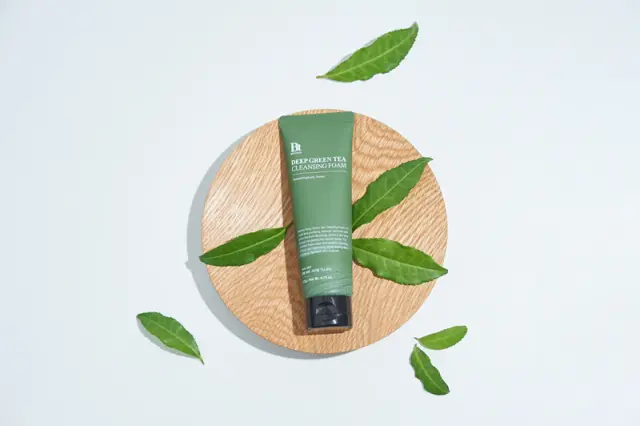 Benton Deep Green Tea Cleansing Foam ενυδατικός καθαριστικός αφρός με πράσινο τσάι 120gr 3