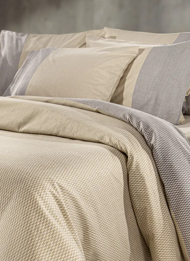 ΣΕΤ ΦΑΝΕΛΕΝΙΑ ΣΕΝΤΟΝΙΑ ΥΠΕΡΔΙΠΛΑ (245x265) VERONA TAUPE FLANNEL GUY LAROCHE 2