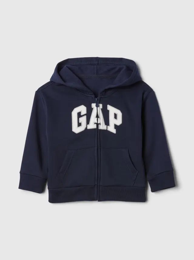 Logo Φούτερ με Κουκούλα tapestry navy - 4YRS