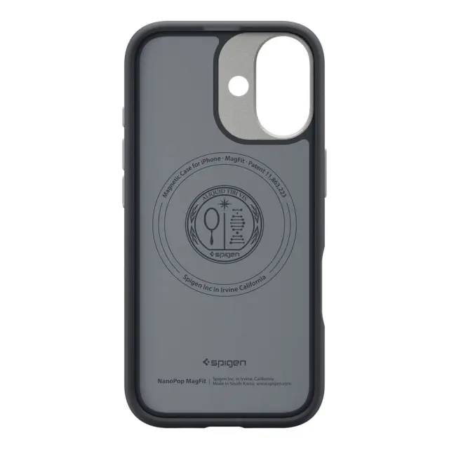 SPIGEN NANO POP MAG MAGSAFE IPHONE 17 BLACK SESAME 3