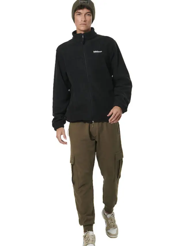 Body Action ζακέτα Fleece Μαύρο - XL 3