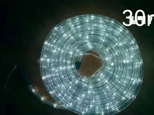 Χριστουγεννιάτικος φωτοσωλήνας LED - 30m - Cool White - 210344 2