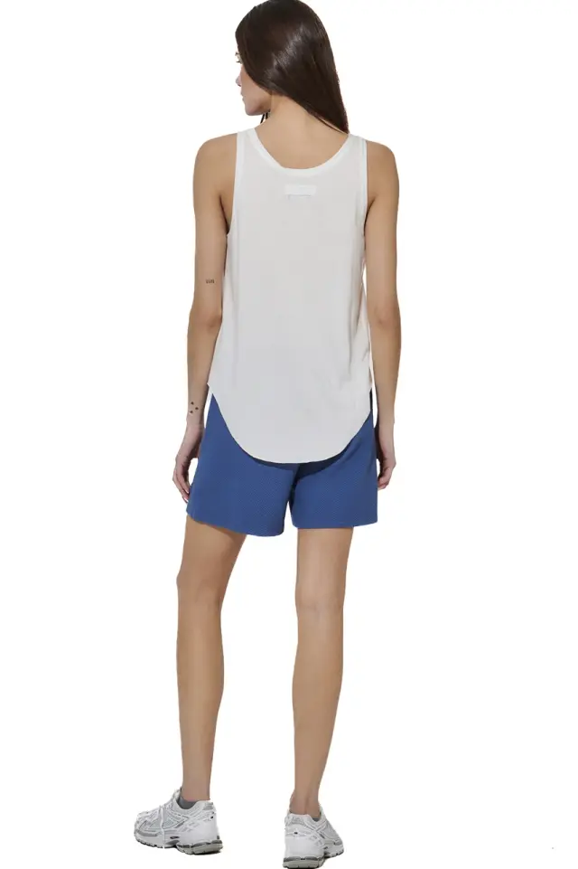 Body Action Women's Modal Tank Top White Alyssum 041617-01-05A - XL 3