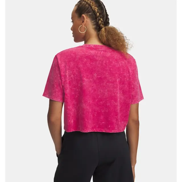 Under Armour Rival Wash T-Shirt (1389724-681) - Φούξια - M 2