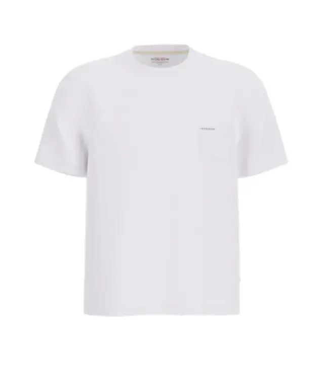 Guess - Ανδρικό T-shirt Essential Logo Regular Fit M5RI74K8FQ4-G011 Λευκό - XS