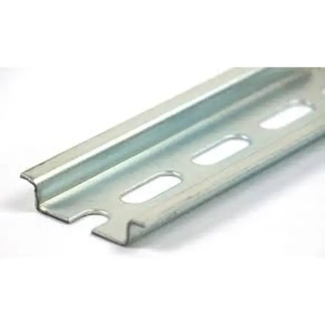 DIN rail 35×7.5 perforated 300mm