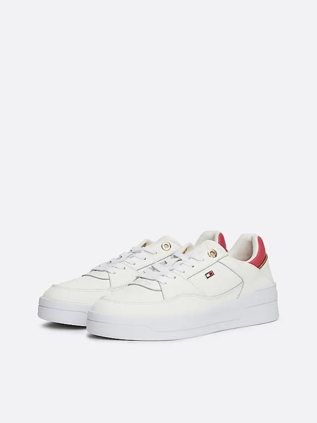 Tommy Hilfiger - Essential Basket Γυναικεία Sneakers FW0FW08261-0GA Λευκό 2