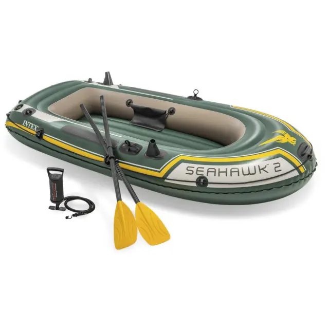 Intex Βάρκα 2 Ατόμων Seahawk (68347NP) Πράσινο