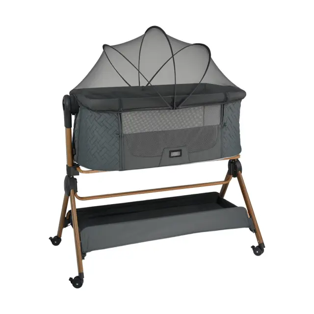 Λίκνο Bebe Stars Serenity 2 in 1 Smoked Grey 846-186