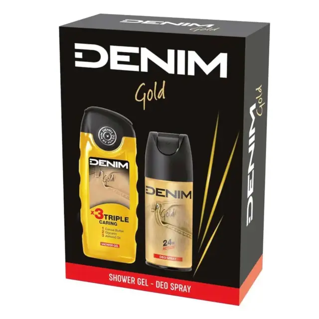 Denim Gold Ανδρικό Σετ Περιποίησης Σώματος
