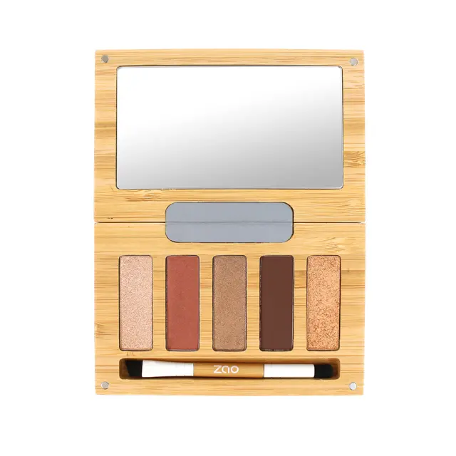 Zao Organic Palette Spicy Chic – Παλέτα Βιολογικών Σκιών με 5 Αποχρώσεις