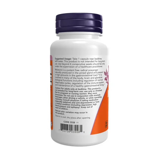 Now Foods Melatonin, Maximum Strength 20 mg 3