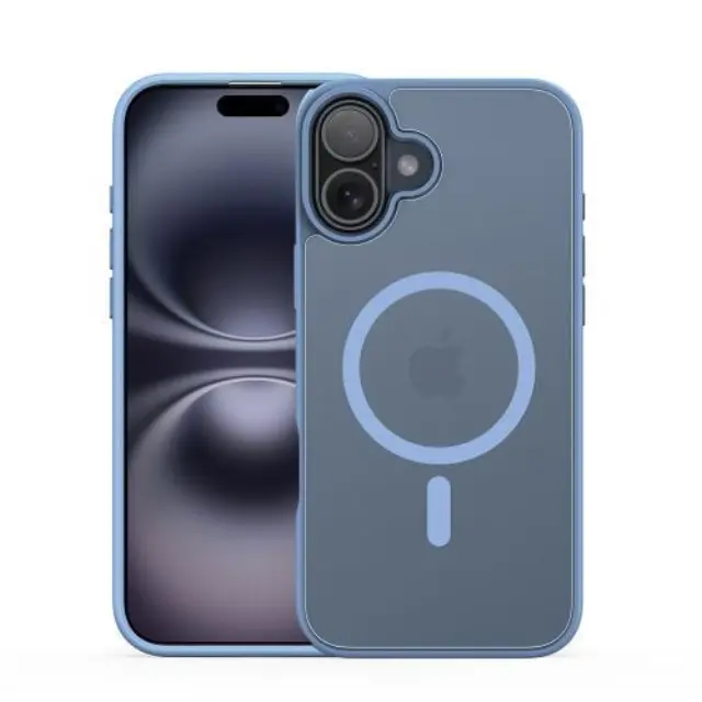 Θήκη TPU & PC Dux Ducis Apple iPhone 16 Plus Magnetic MagSafe Yind Μπλε N66641
