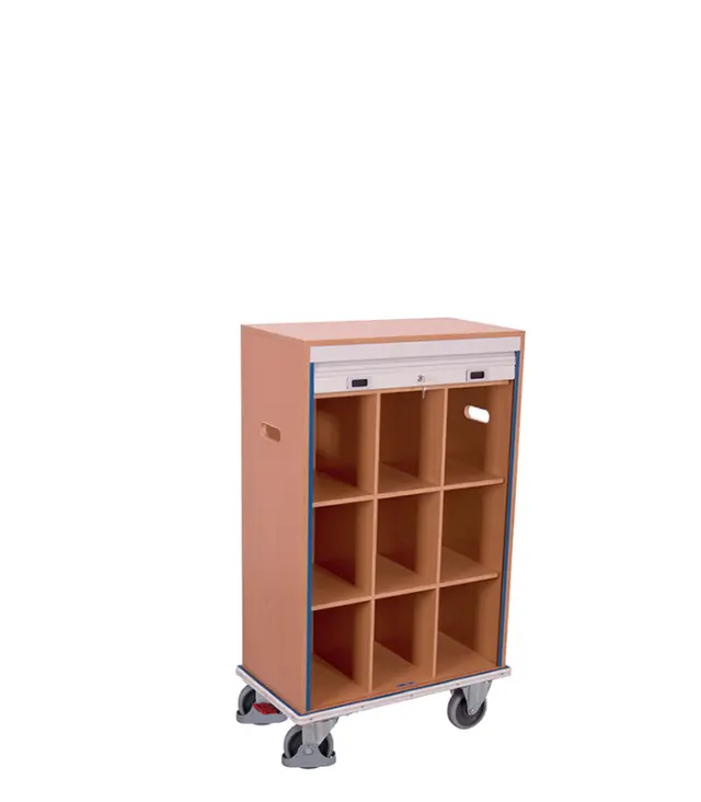 Variofit sw-474.000 Τρόλεϊ Εγγράφων με 9 Θήκες για Φορτίο Βάρους ως 400kg 3