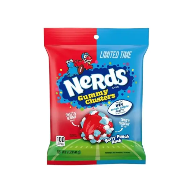 Nerds Gummy Clusters Berry Punch Rush ΧΓ 141gr
