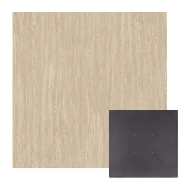 ΕΠΙΦΑΝΕΙΑ ΤΡΑΠΕΖΙΟΥ HPL ΤΕΤΡΑΓΩΝΗ FB95837.35 TRAVERTINE 60x60εκ.