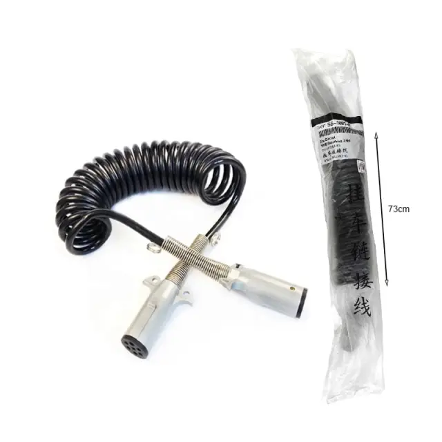 Καλώδιο Σπιράλ Για Φώτα Τρέιλερ 7 Πόλων - Seven Core trailer Spring Cable 081176 2