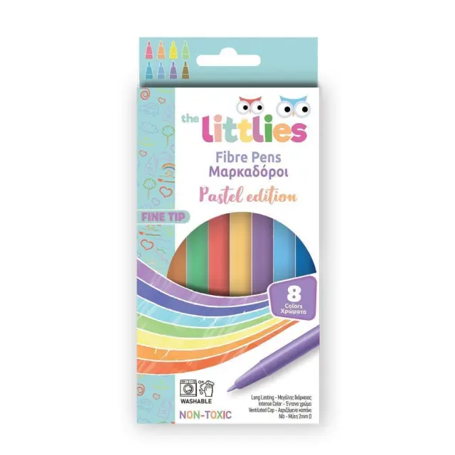 Ξυλομπογιές Wood Free The Littlies Σε 12 Παστέλ Χρώματα/ 0647067 (The Littlies)