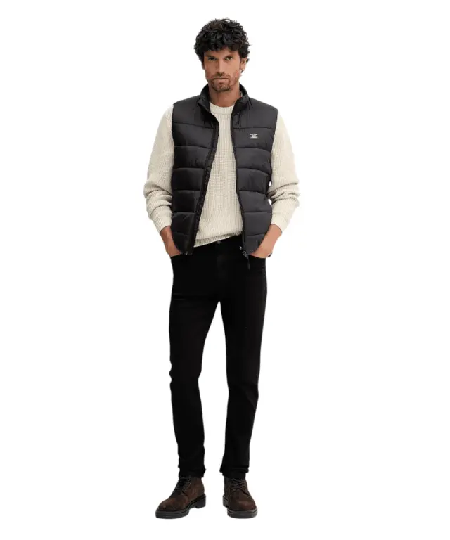 Pepe Jeans - Ανδρικό Πουλόβερ Βαμβακερό Neck Jumper PM7000022-839 Μπεζ - XL 3