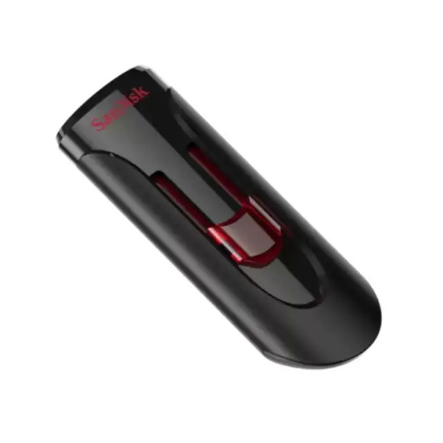 USB 3.0 Flash Disk SanDisk Cruzer Glide SDCZ600 USB A 64GB Μαύρο N69496