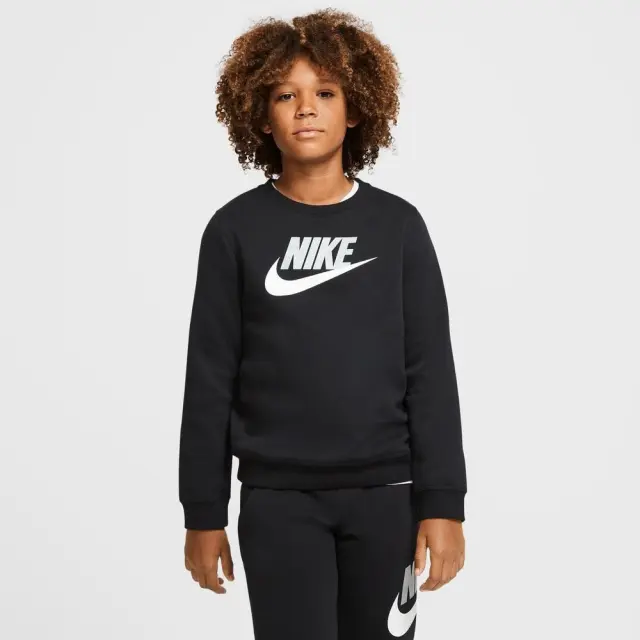 Nike Sportswear Flc ΠΑΙΔΙΚH ΜΠΛΟΥΖΑ (CV9297-011) - Μαύρο - L 12-13 ετών