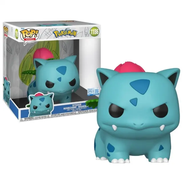 Funko Pop! Jumbo: Pokemon - Ivysaur (Special Edition) #1186 Vinyl Figure (10")