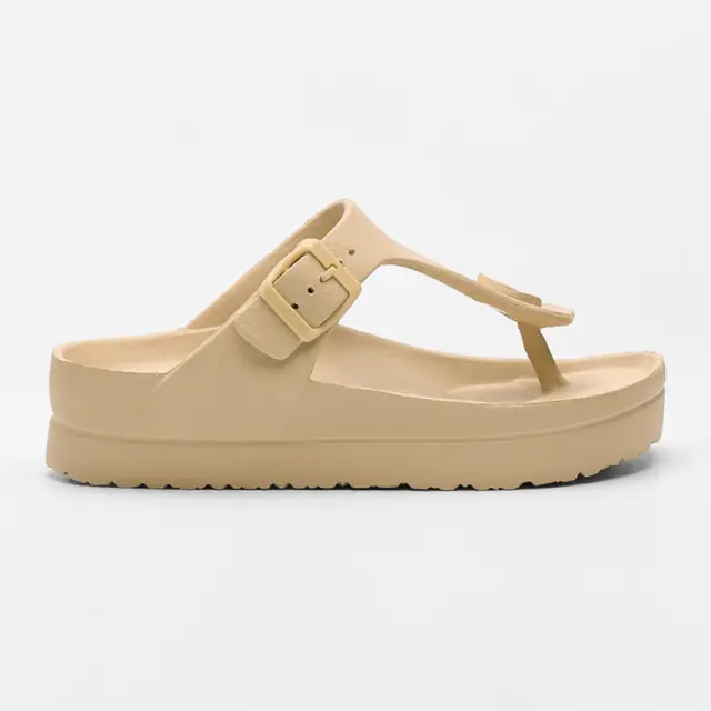 Sun&Fun Πέδιλα Γυναικείο Eva/Αδιάβροχο Μπεζ SAF/15524 BEIGE