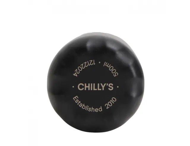 Μπουκάλι Θερμός Original Gradient Chilly's με χωρητικότητα 500ml και διατήρηση θερμοκρασίας 12h ζεστό / 24h κρύο - Black Pebble22857 2