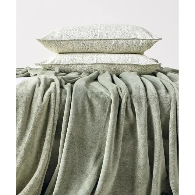 Κουβέρτα Fleece Μονή Kentia Monica 02 Green 160x220 2