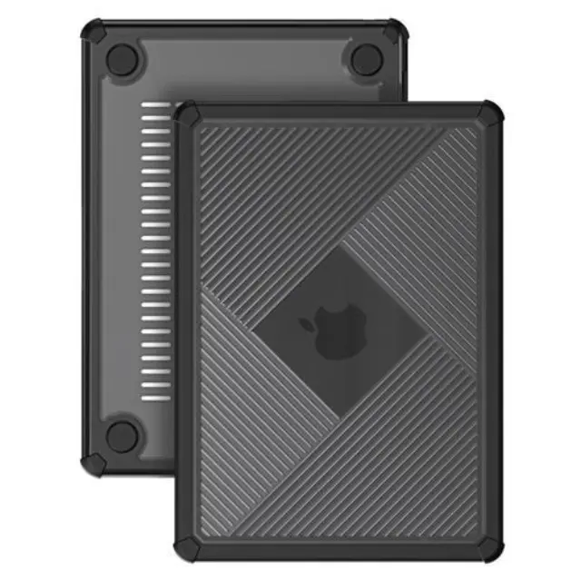 Θήκη TPU Flip Dux Ducis Apple MacBook Air 15.3" (2023/2024) Shock Proof LCGH Μαύρο N68082