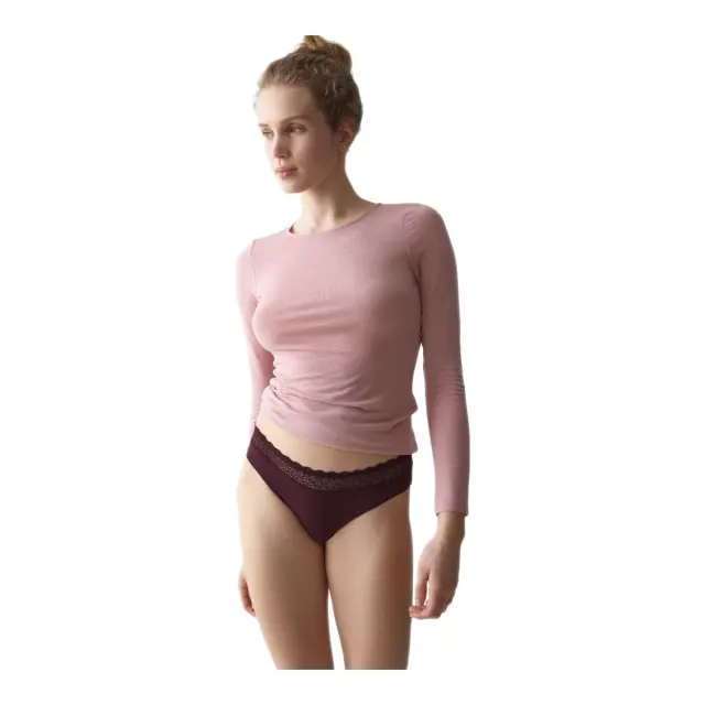 Triumph Γυναικείο Slip Feel of Modal Tai, Χρώμα Claret