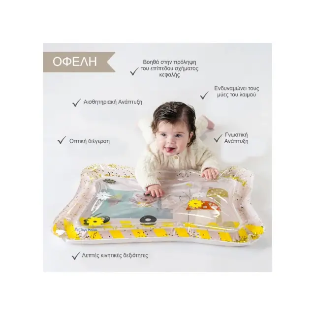 Χαλάκι Δραστηριοτήτων Taf Toys Ice cream Bear Water Mat Πολύχρωμο Για Νεογέννητα T-13765 2