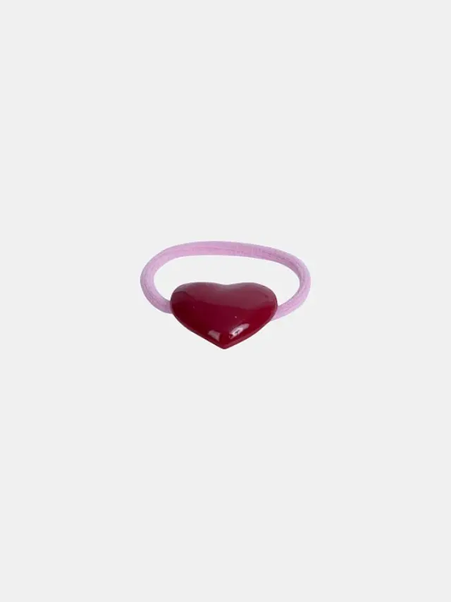 Παιδικά Λαστιχάκια Μαλλιών Heart Charm ΠΟΛΥΧΡΩΜΟ - One Size 3