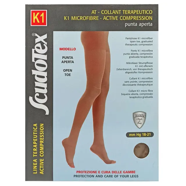 Scudotex 432 Καλσόν Διαβαθμισμένης Συμπίεσης 18-21 mmHg Μπεζ - Medium