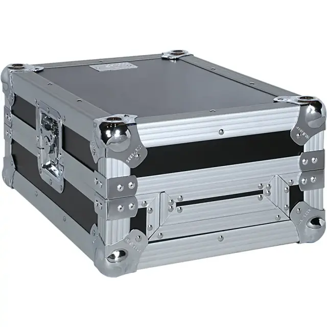 WALKASSE WM-10MLTSGL Flight Case Multi format CDJ/MIXER 10 inchs Silver (Laptop Stand). 2
