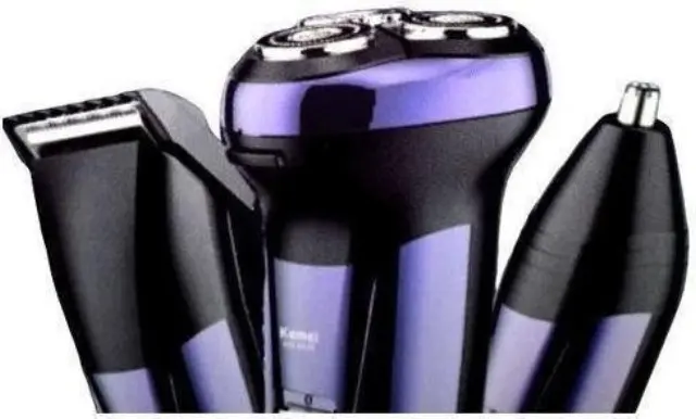 Kemei KM-6539 Ξυριστική Μηχανή Προσώπου Επαναφορτιζόμενη 2