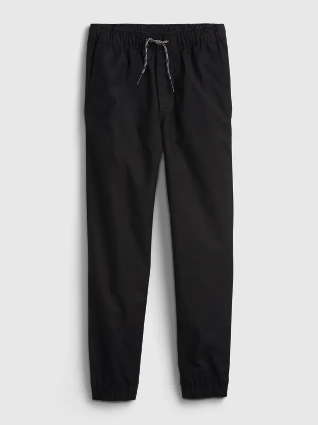 Μαύρο Παιδικό Everyday Jogger Παντελόνι με Τεχνική Washwell™ True black - XS REG