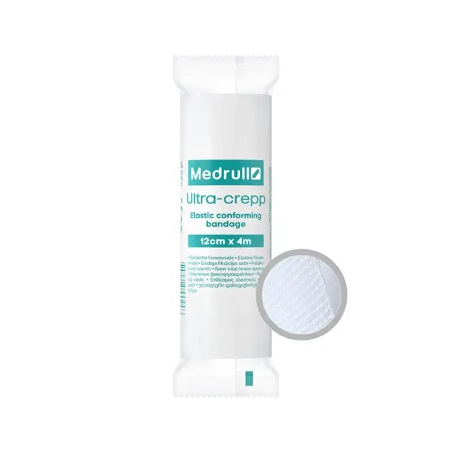 Medrull Ελαστικός Επίδεσμος 4cm x 12cm