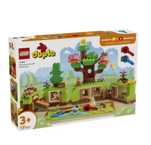 LEGO Duplo 10480 - Las odkrywców z dzikimi zwierzętami