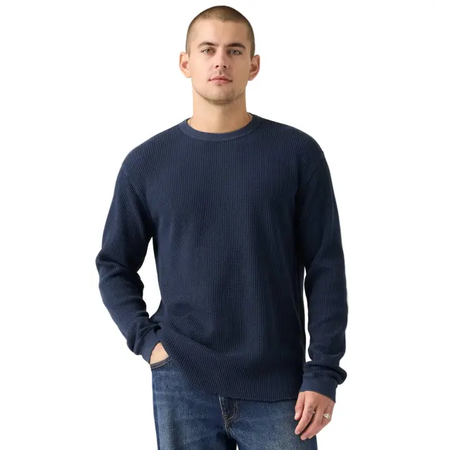 RT LS RLX THERMAL TEE BLUES - RT LS RLX THERMAL TEE GARMENT DYE NIGHTFALL NAVY Nightfall Navy 2