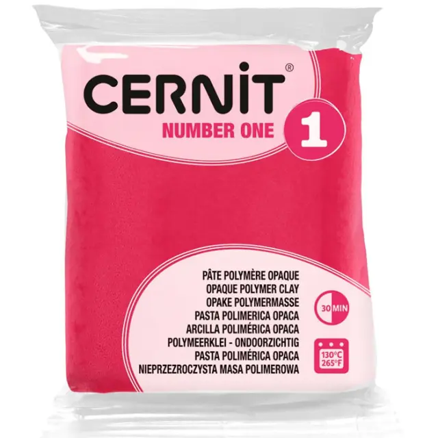 Πολυμερικός Πηλός Cernit Number One No481 - Raspberry - 56gr